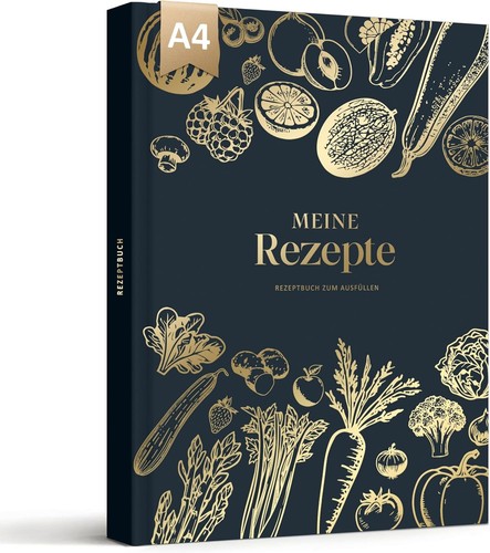 Rezeptbuch hardcover 102 - rezeptbuch, a4