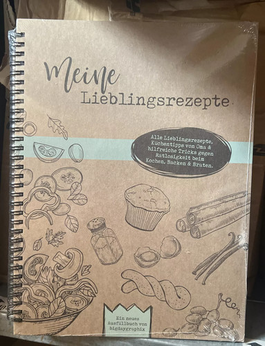 Rezeptbuch zum selberschreiben - rezeptbuch,